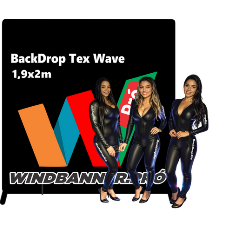 Backdrop Tex Wave 1,9x2,50m