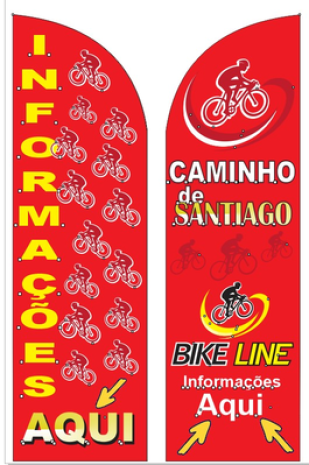 Wind Banners Para Bike Line