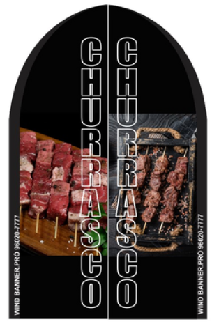 Wind Banner Churrasco
